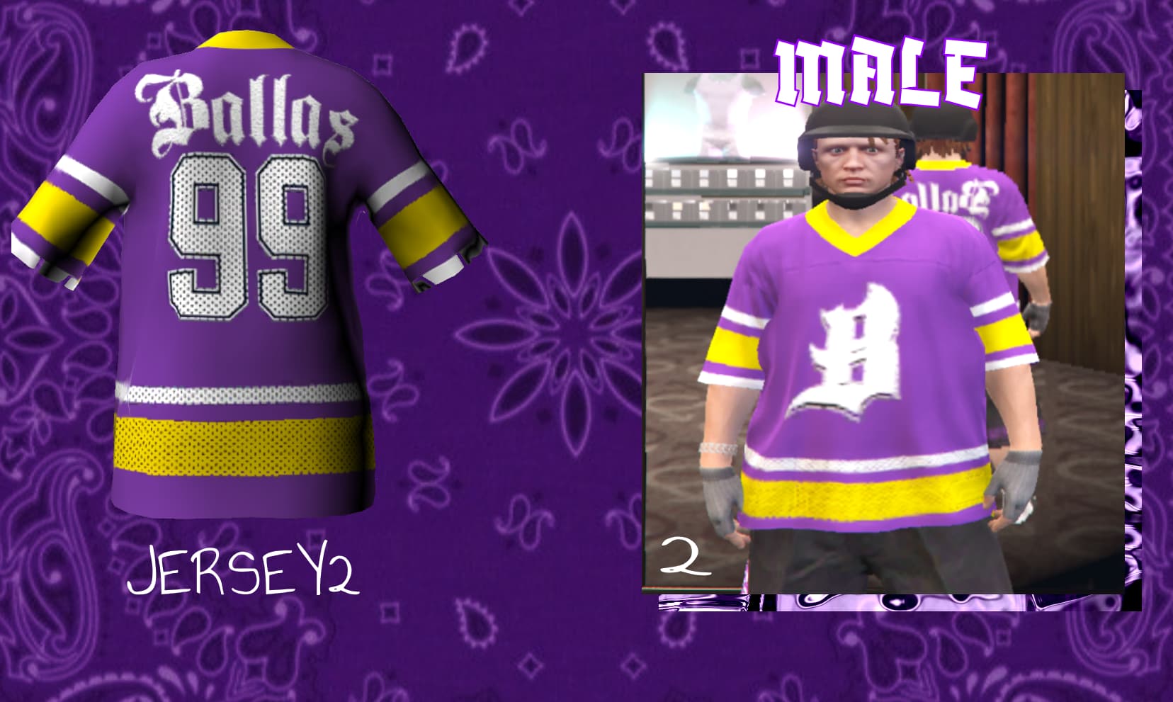 PAID Ballas Clothing Pack FiveM Releases Cfx Re Community 