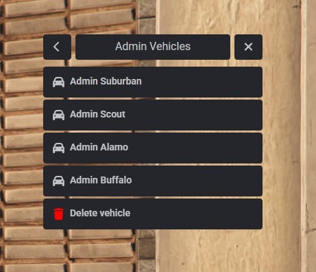 Adminvehicles