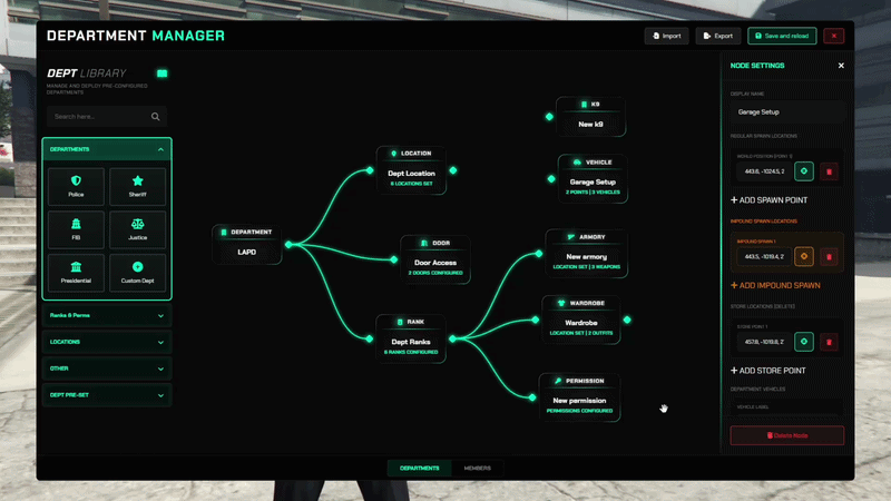 Police Job Creator - All in One department script - FiveM script thumbnail 2