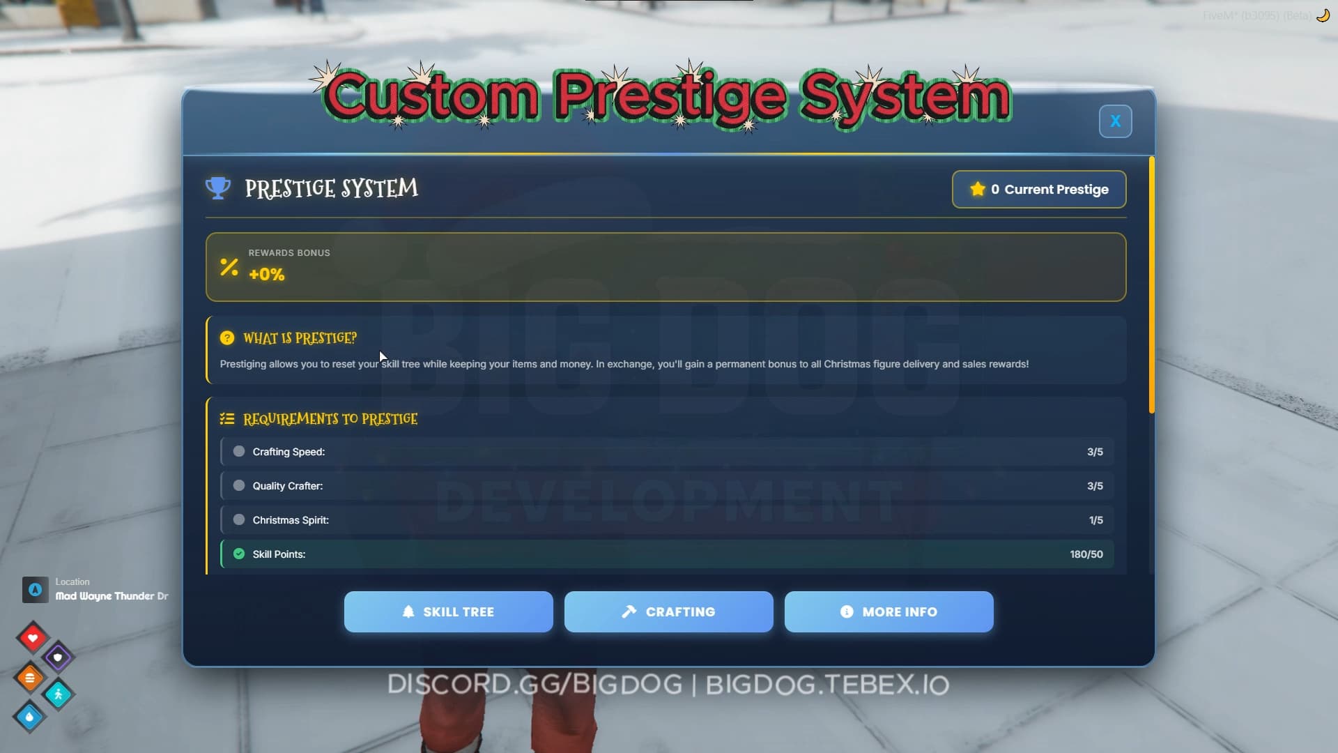 Fivem Rank Script Christmas Crafting Script w/Wearable Props & Custom UI | Skills ...