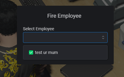 select player to fire