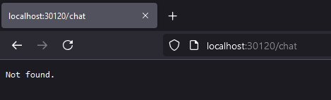 /chat: Not found.