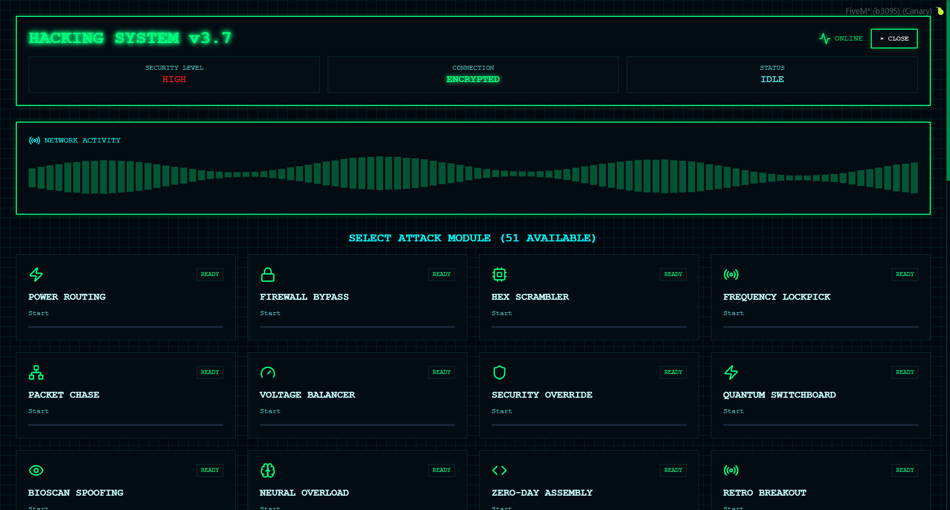 [FREE] HackPanel Advanced system 50+ Minigames - FiveM Releases - Cfx Forum