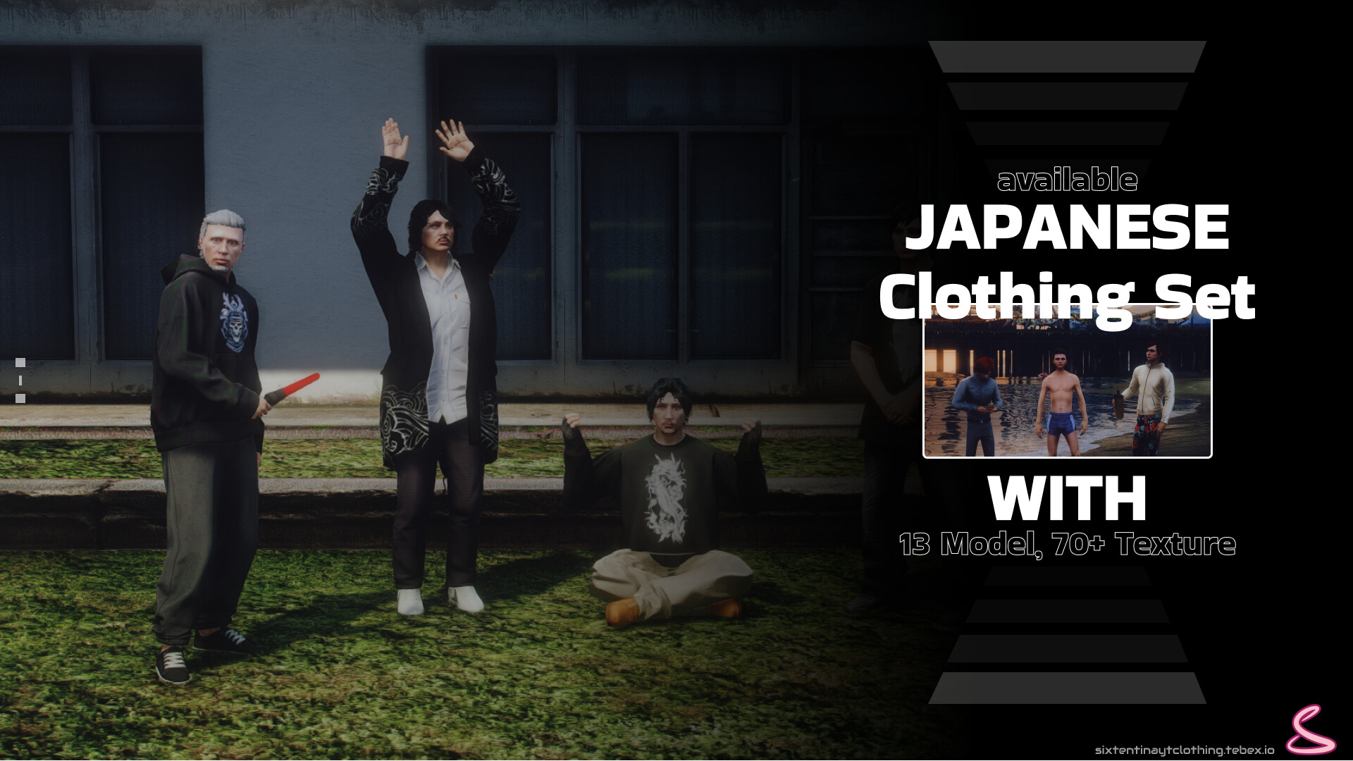 Japanese Culture Cloth Pack [Open Source][Updated][35%off] Thumbnail