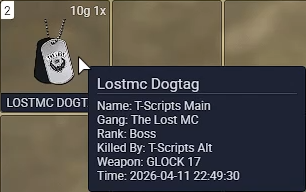 [PAID] Ts-Dogtags - FiveM Releases - Cfx Forum