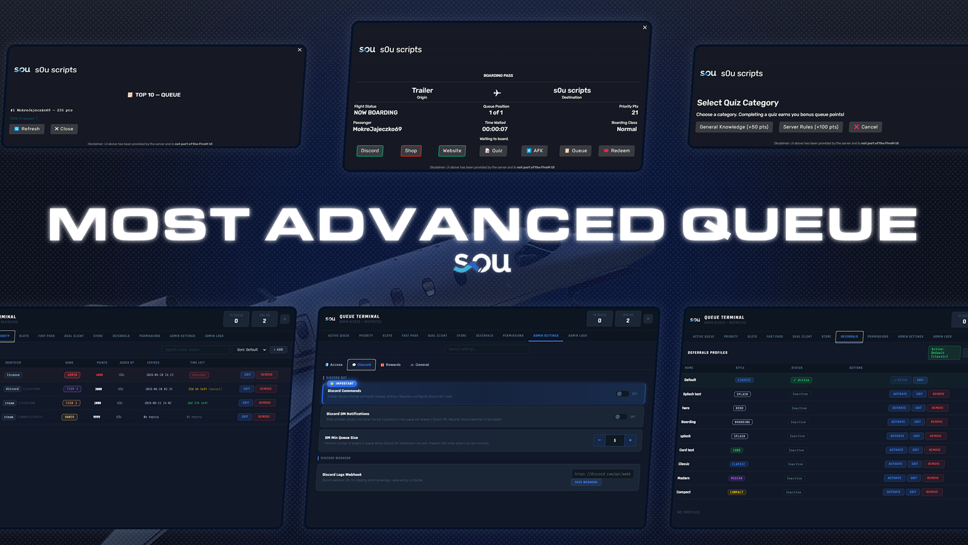 [STANDALONE] Queue System— The Most Advanced Queue System - FiveM ...