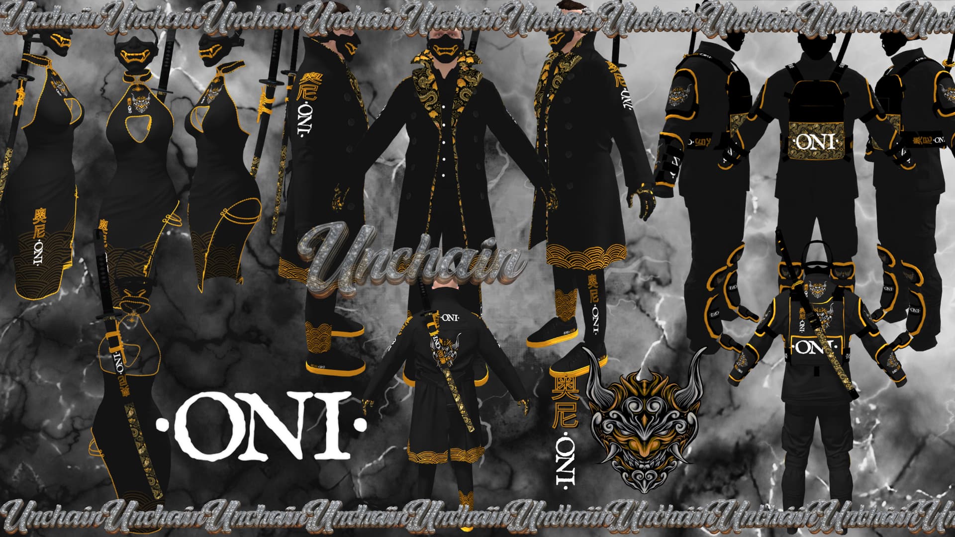 [FREE] UCC Oni Gang Clothing PACK | M & F - FiveM Releases - Cfx Forum
