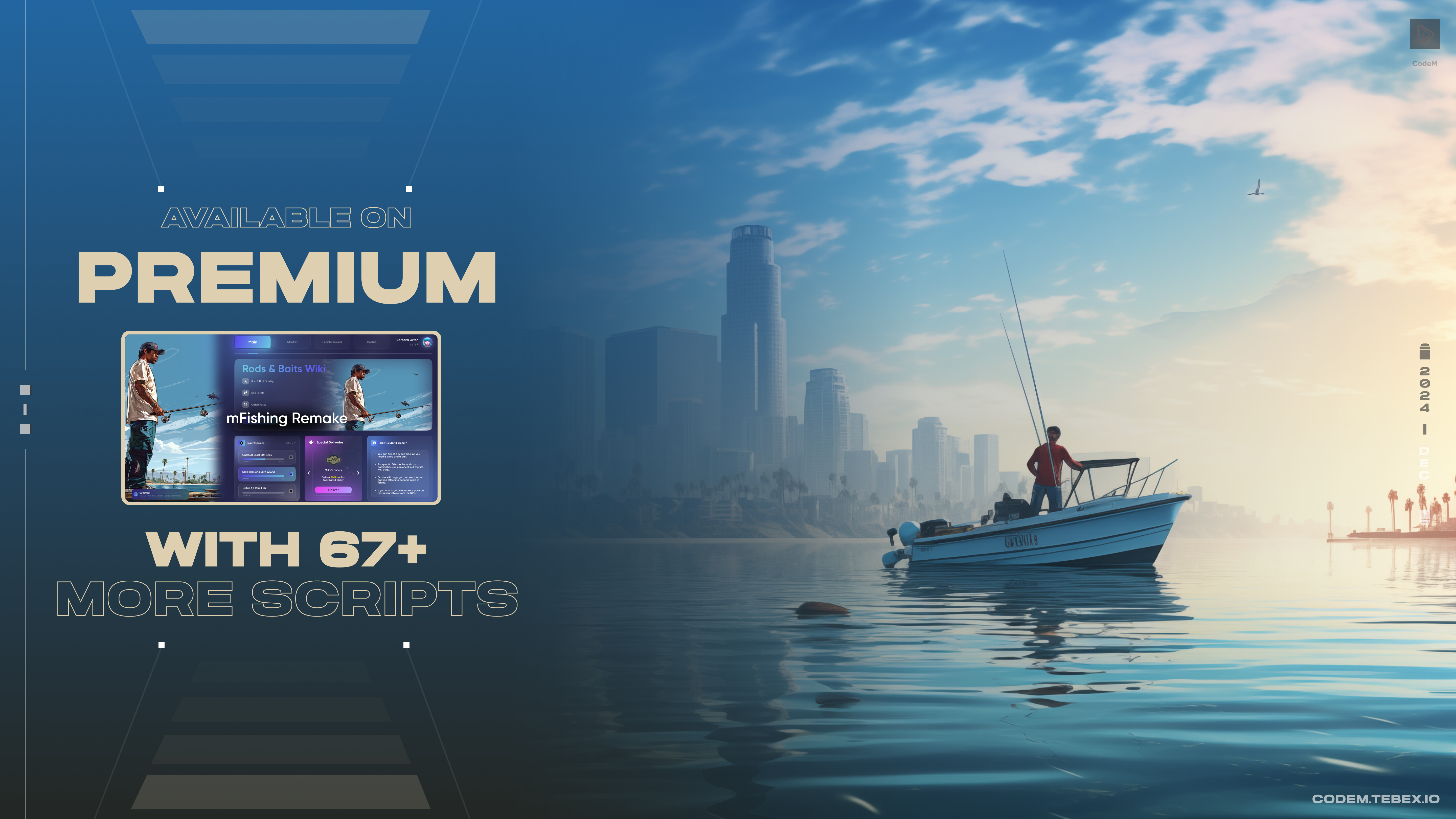 CodeM Fishing (Advanced Fishing System) ESX QB QBox thumbnail 16