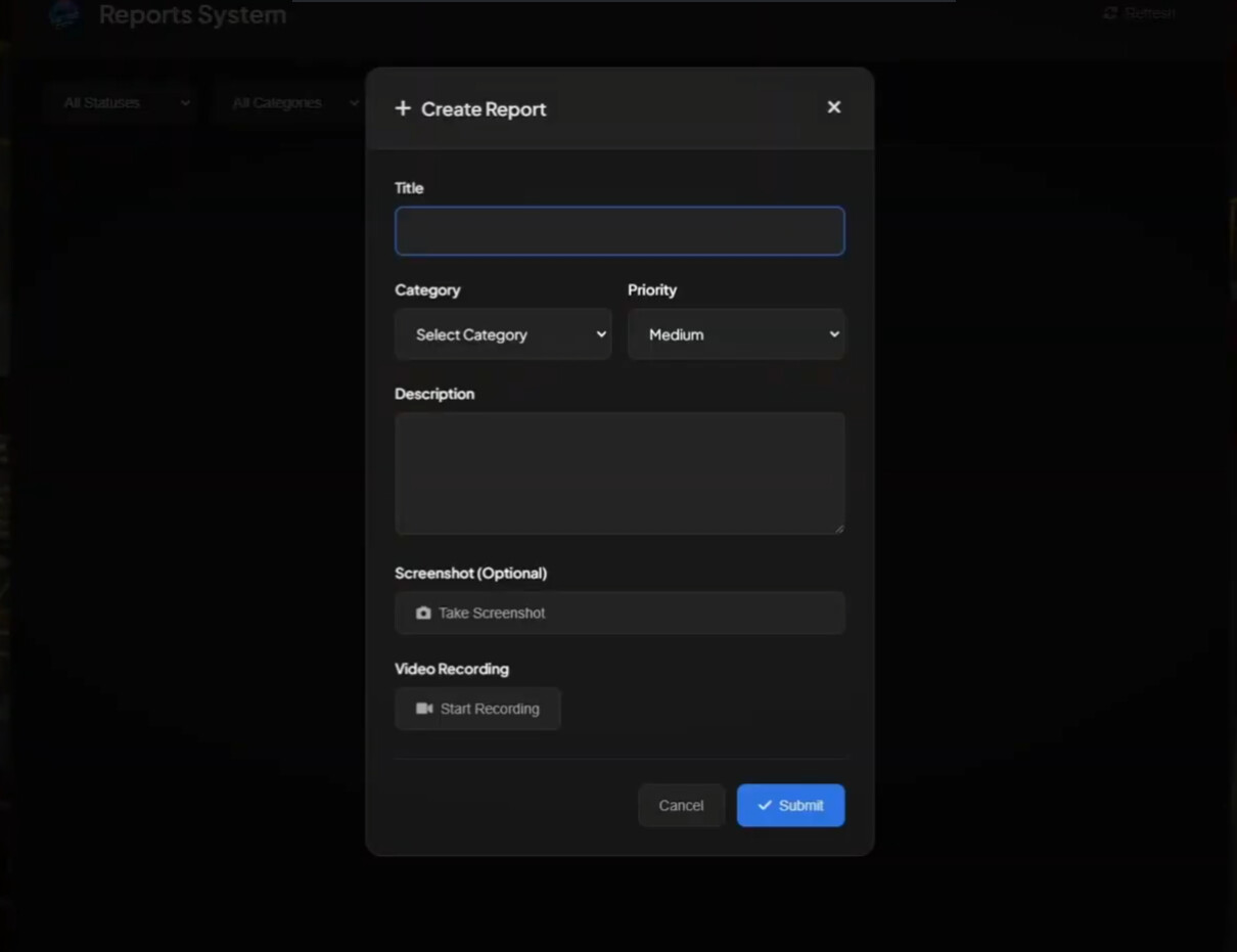 [PAID] Advanced Report System - FiveM Releases - Cfx.re Community