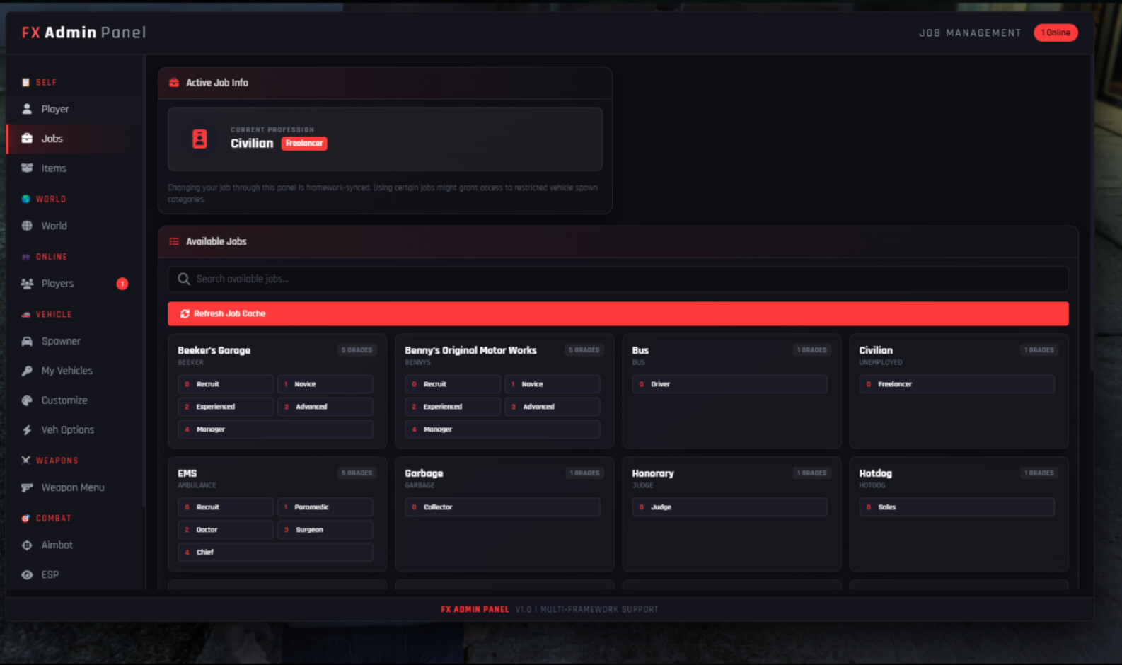 [PAID] [Standalone/ESX/QB/QBox] AC-Test: Ultimate Admin, Developer ...