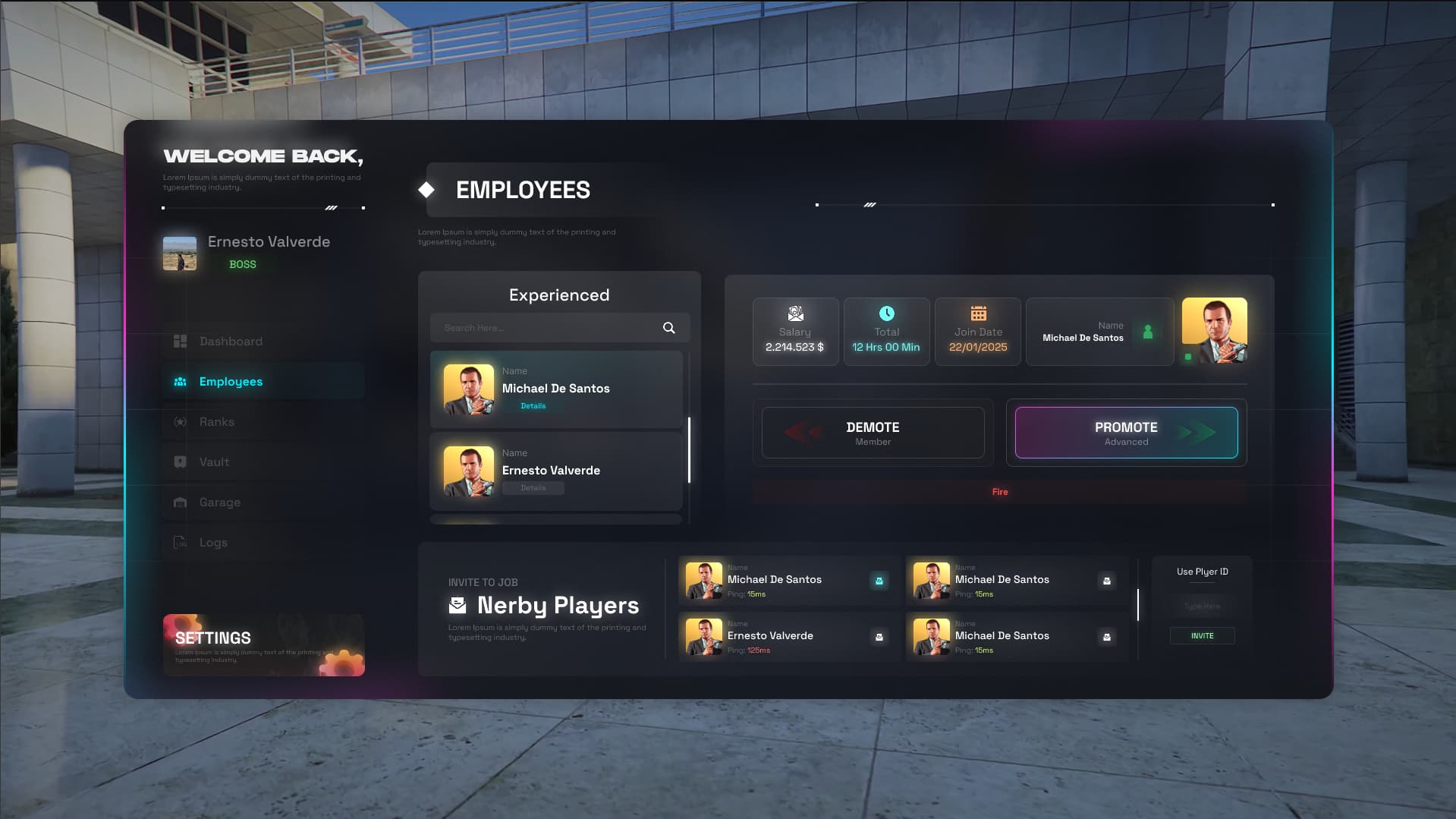 [QB/ESX] Advanced Boss Menu System - FiveM Releases - Cfx Forum