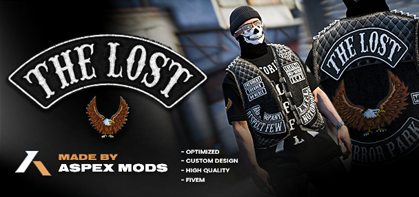 🦅 The Lost MC Clothing | Lore Friendly | Male + Female [PAID][CLOTH] Thumbnail