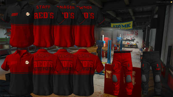 Red's Auto Repair Uniforms [Lore Friendly] [Black Friday 35%OFF] Thumbnail