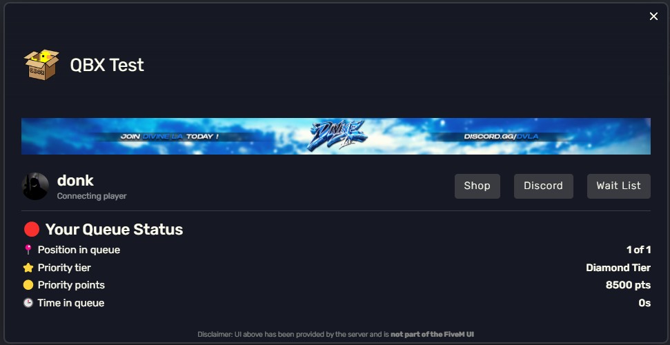 [免费] NEX Queue – 适用于 FiveM 的高级 Discord 队列系统 [独立版]