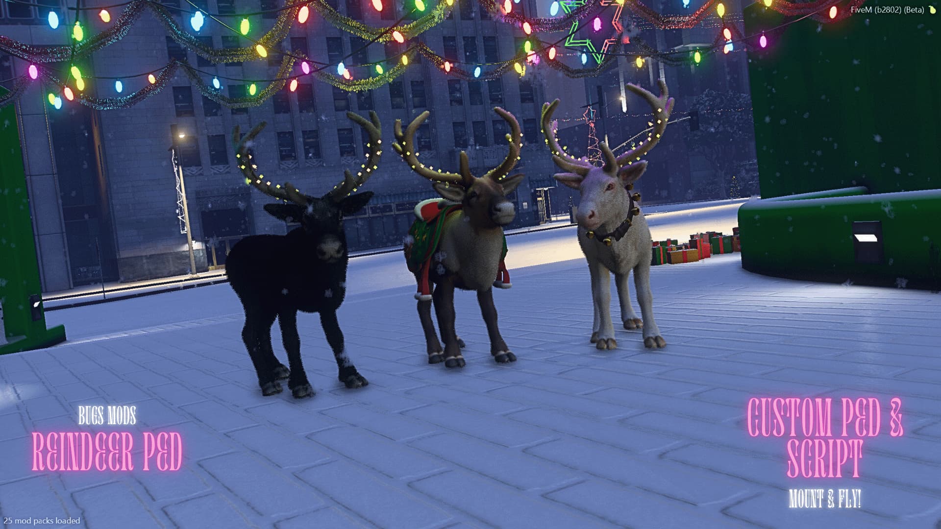 Reindeer Ped & Riding / Flying Script (Standalone | Multiplayer Synced ...
