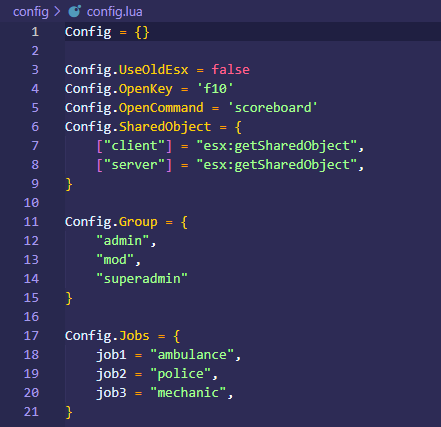 [ESX] RS | Scoreboard | Jobs , Admins and more ! 0.00ms highly optimized | thumbnail 2