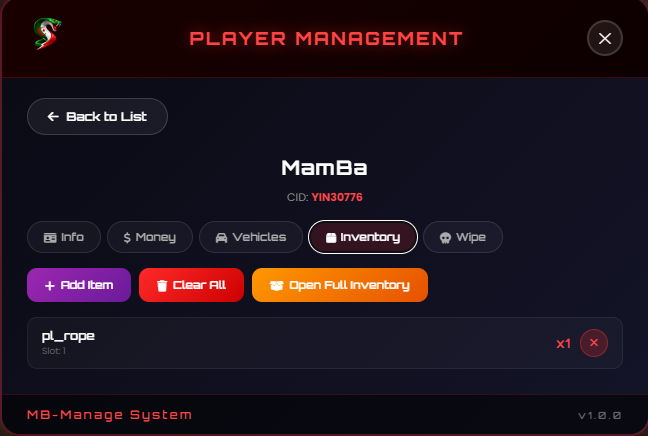 MB Player Management - FiveM Releases - Cfx Forum