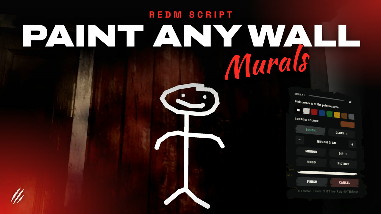 First RedM Wall Painting Script | RX Murals | VORP, RSG & Standalone ...