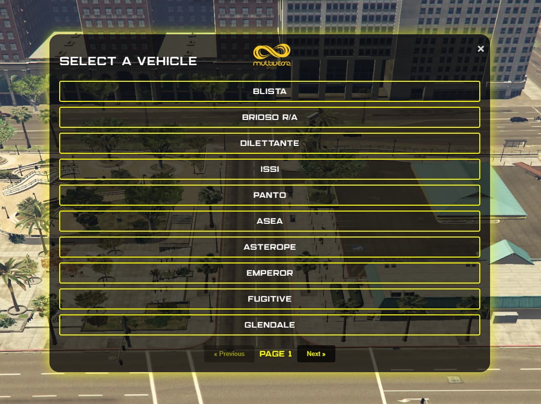 [PAID] [ESX / STANDALONE] parsec_carspawner | Parsec Car Spawner Menu ...