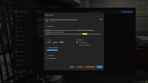 Advanced Police MDT v2 [PAID] [ESX/QBCore/Qbox] thumbnail 6