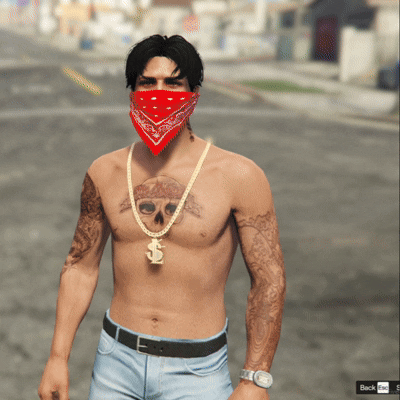 Bandana Mask with Physics thumbnail 3