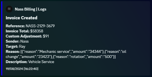 Nass Advanced Billing FiveM [ QBCore / ESX ] thumbnail 3