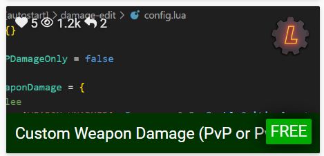 Weapon Damage Script for RedM