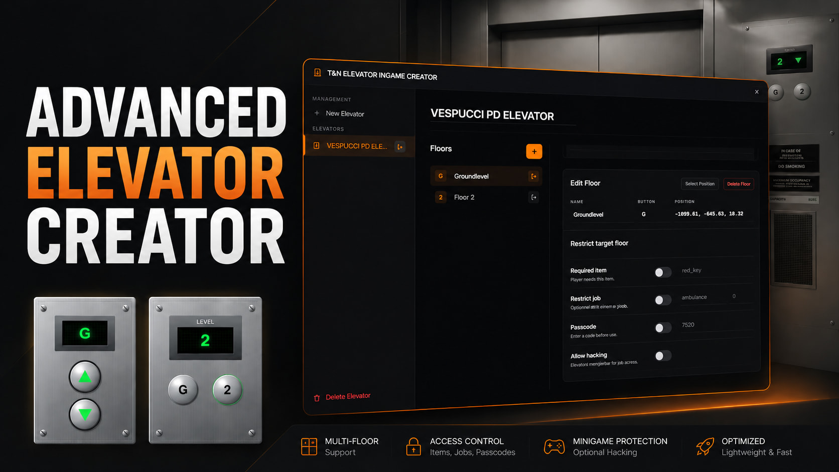 [PAID] [5,99$] Advanced Elevator Creator - FiveM Releases - Cfx Forum