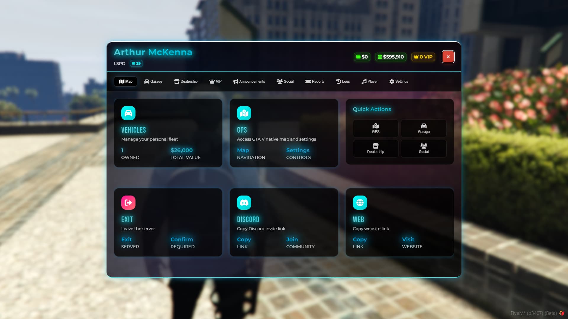 Pause Menu [ESX/QB/QBOX] – Advanced Pause Menu System for FiveM - FiveM ...