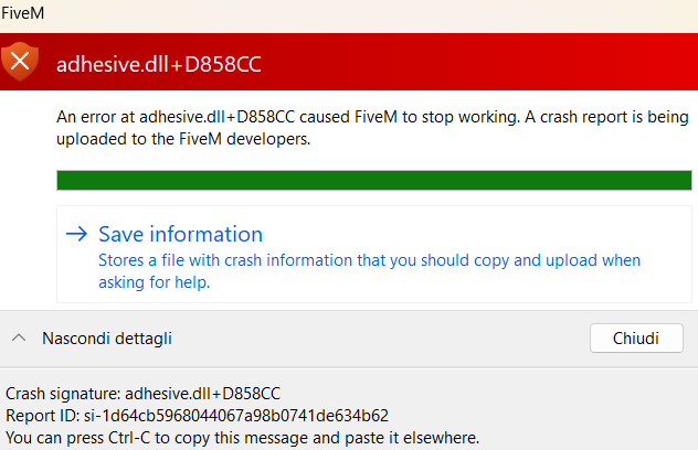 Random Crash when i join a server - FiveM Client Support - Cfx.re Community