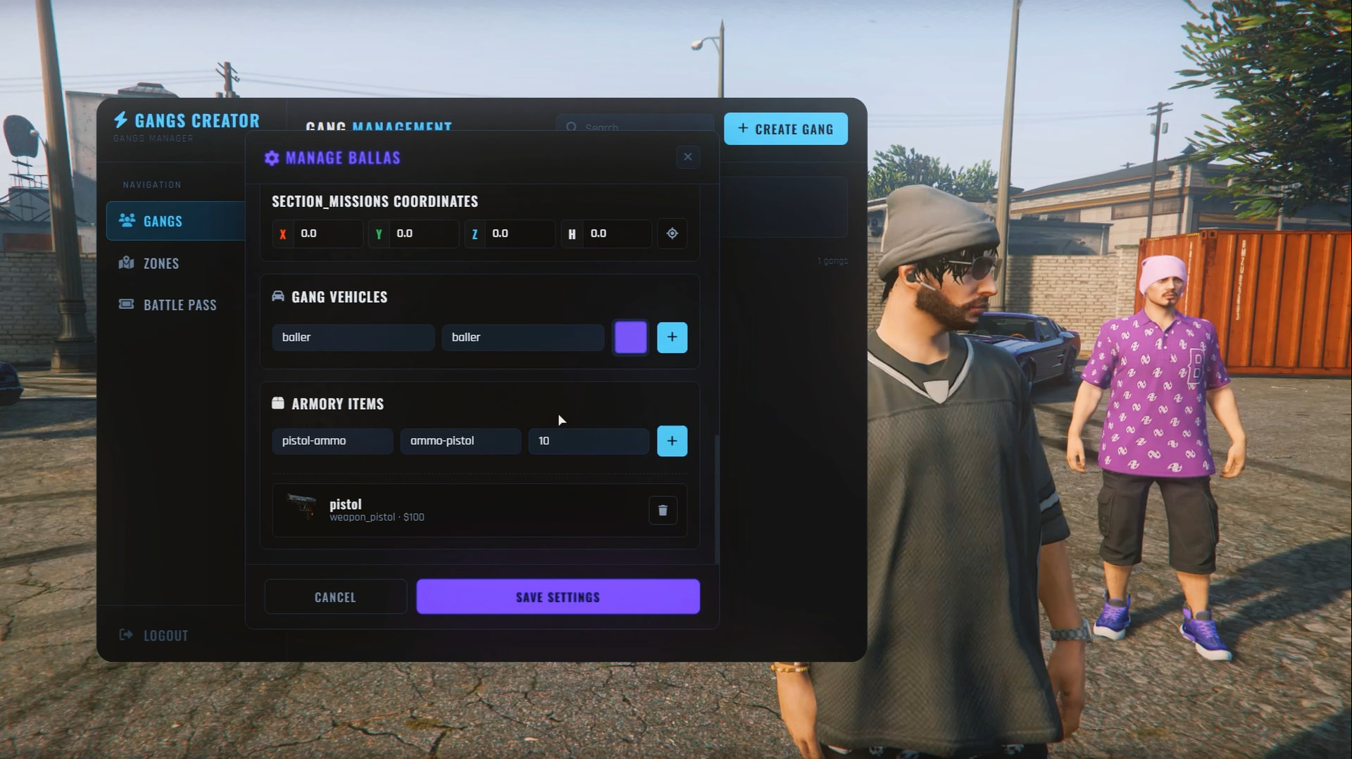 [Release] [ESX]/[QB] Gang Creator | Create & Manage Gangs In-Game ...