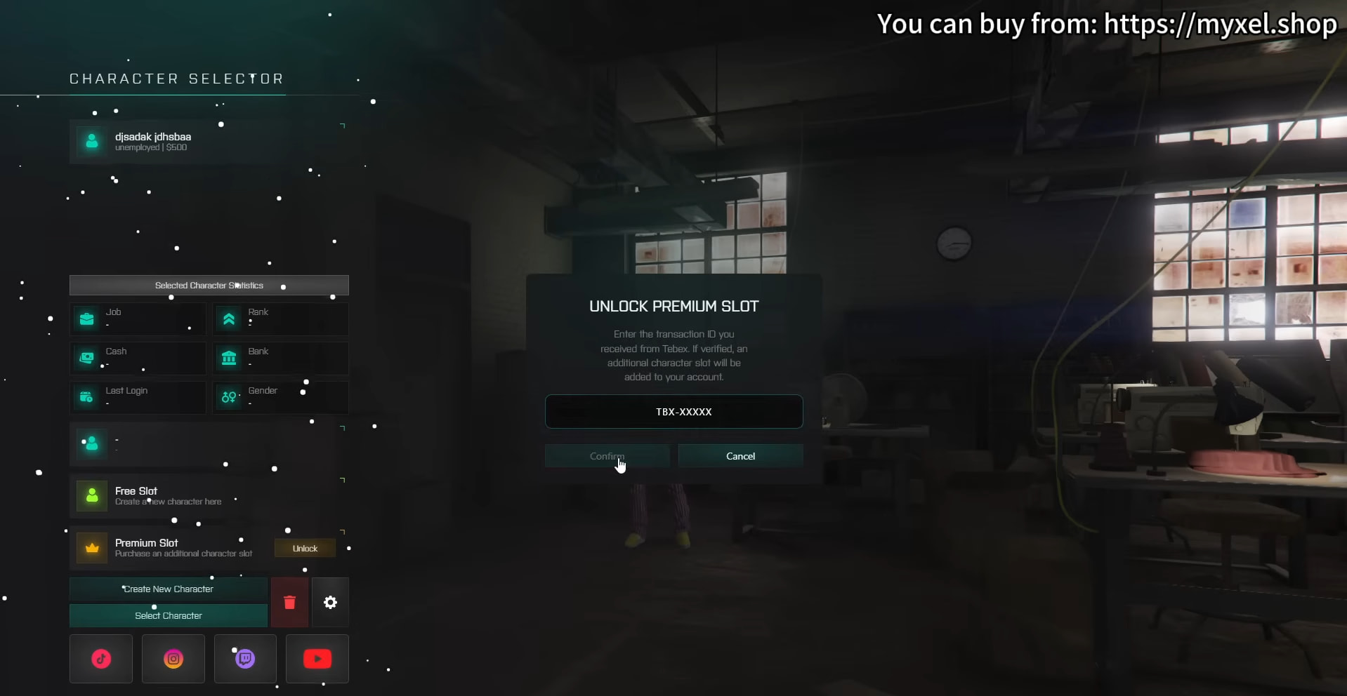 [PAID][Standalone] FiveM Character Selector — Modern Multicharacter ...