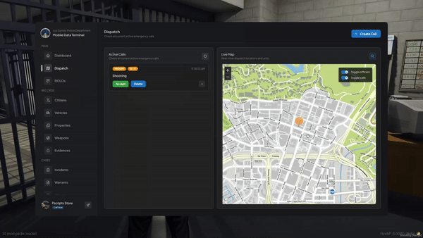 Advanced Police MDT v2 [PAID] [ESX/QBCore/Qbox] thumbnail 4
