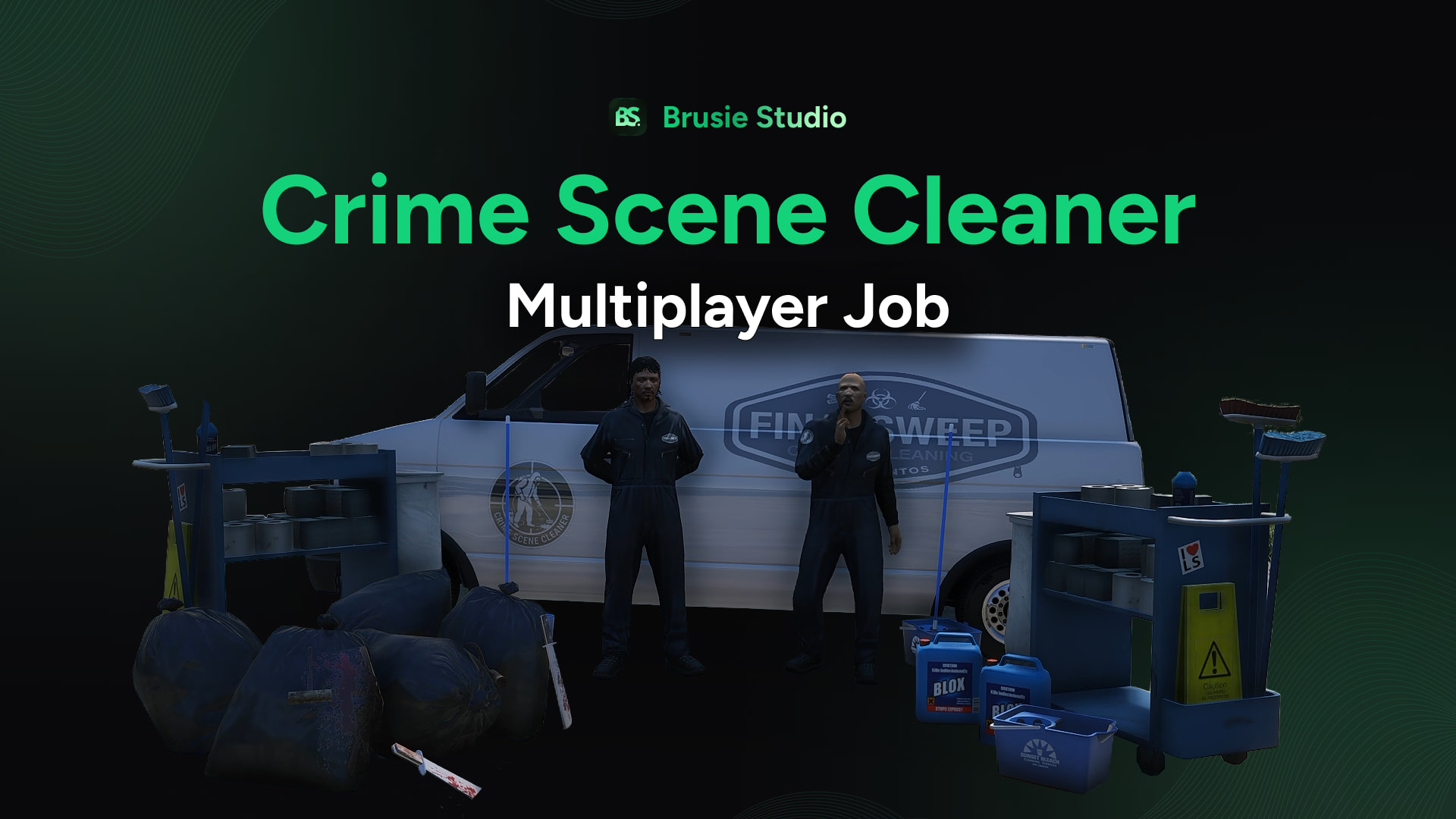 Crime Scene Cleaner Multiplayer Job for FiveM