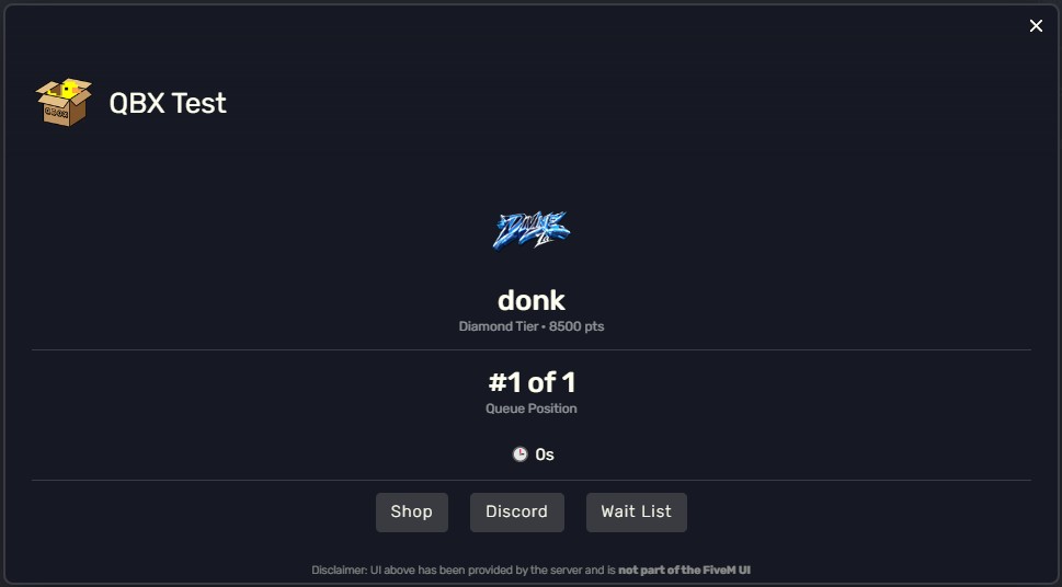 [免费] NEX Queue – 适用于 FiveM 的高级 Discord 队列系统 [独立版]