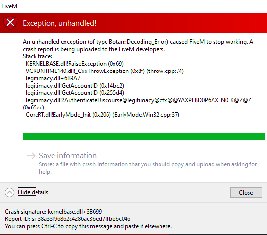 Fivem Crashed After Update - FiveM Client Support - Cfx Forum