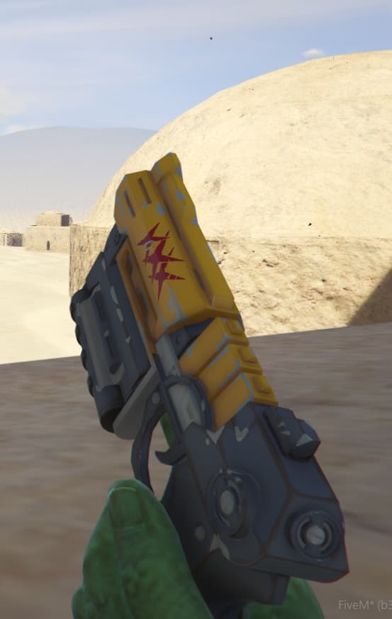 [PAID] Cyber Yellow Pistol thumbnail 2
