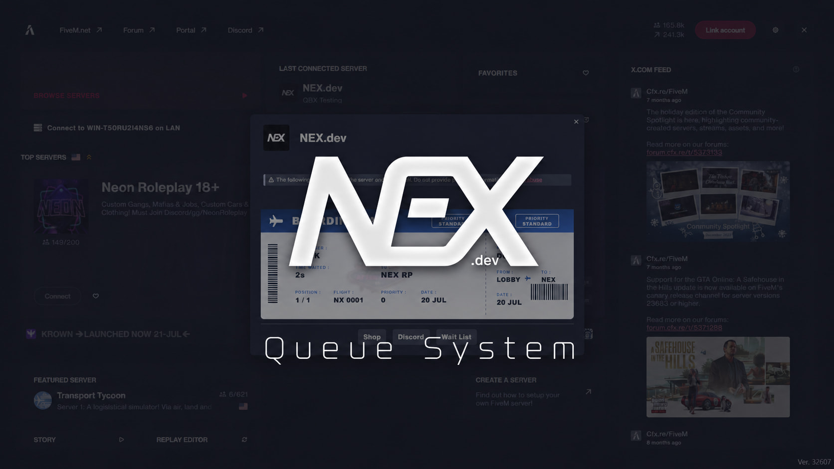 [FREE] Advanced Queue System [STANDALONE] - FiveM Releases - Cfx Forum