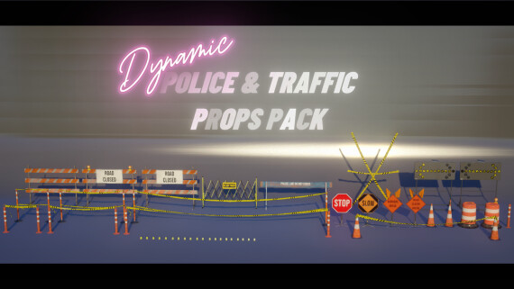 Dynamic Police & Traffic props pack