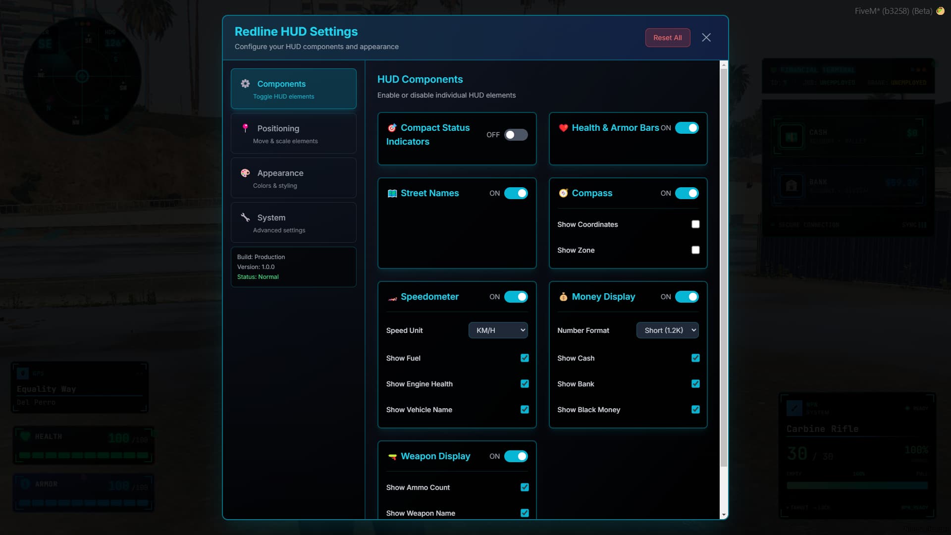 Redline MetaHud [ESX] - FiveM Releases - Cfx Forum