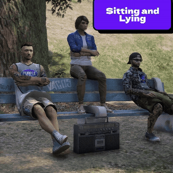 Gif Sitting And Lying