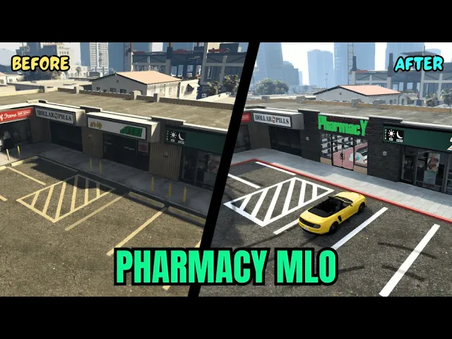 [MLO] Modern Pharmacy Interior + Custom Props | Fully Optimized | FiveM Ready Thumbnail
