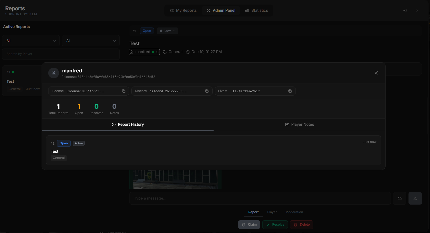 [FREE] SWS Report - Standalone Report System - FiveM Releases - Cfx Forum