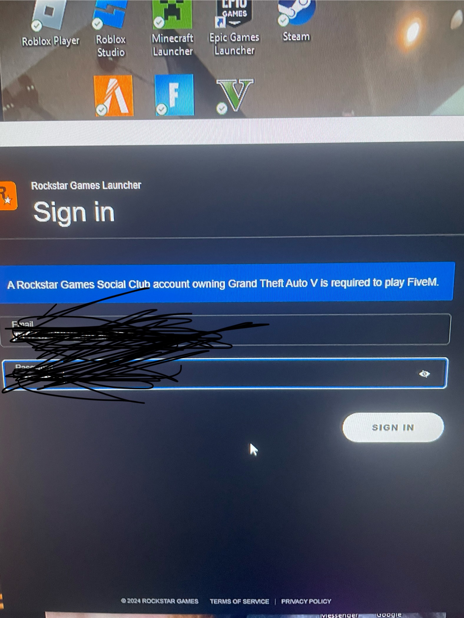 Not letting me sing into my rockstar games via steam - FiveM Client