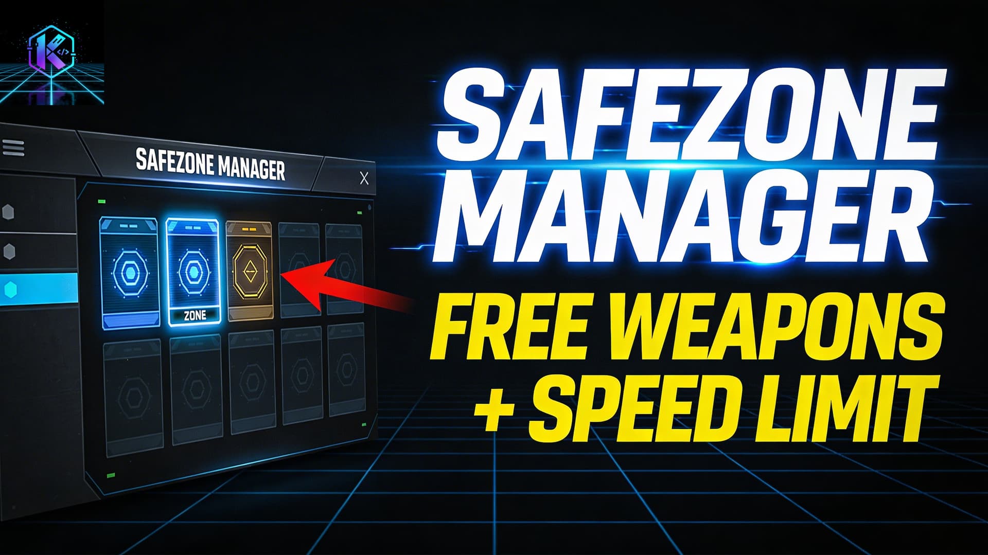 🛡️[Standalone/ESX/QB] Kubi SafeZone Manager — Premium SafeZone Script ...