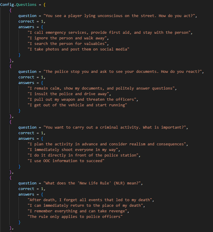 [ESX] Entry Questionnaire System – Advanced Roleplay Protection - FiveM ...