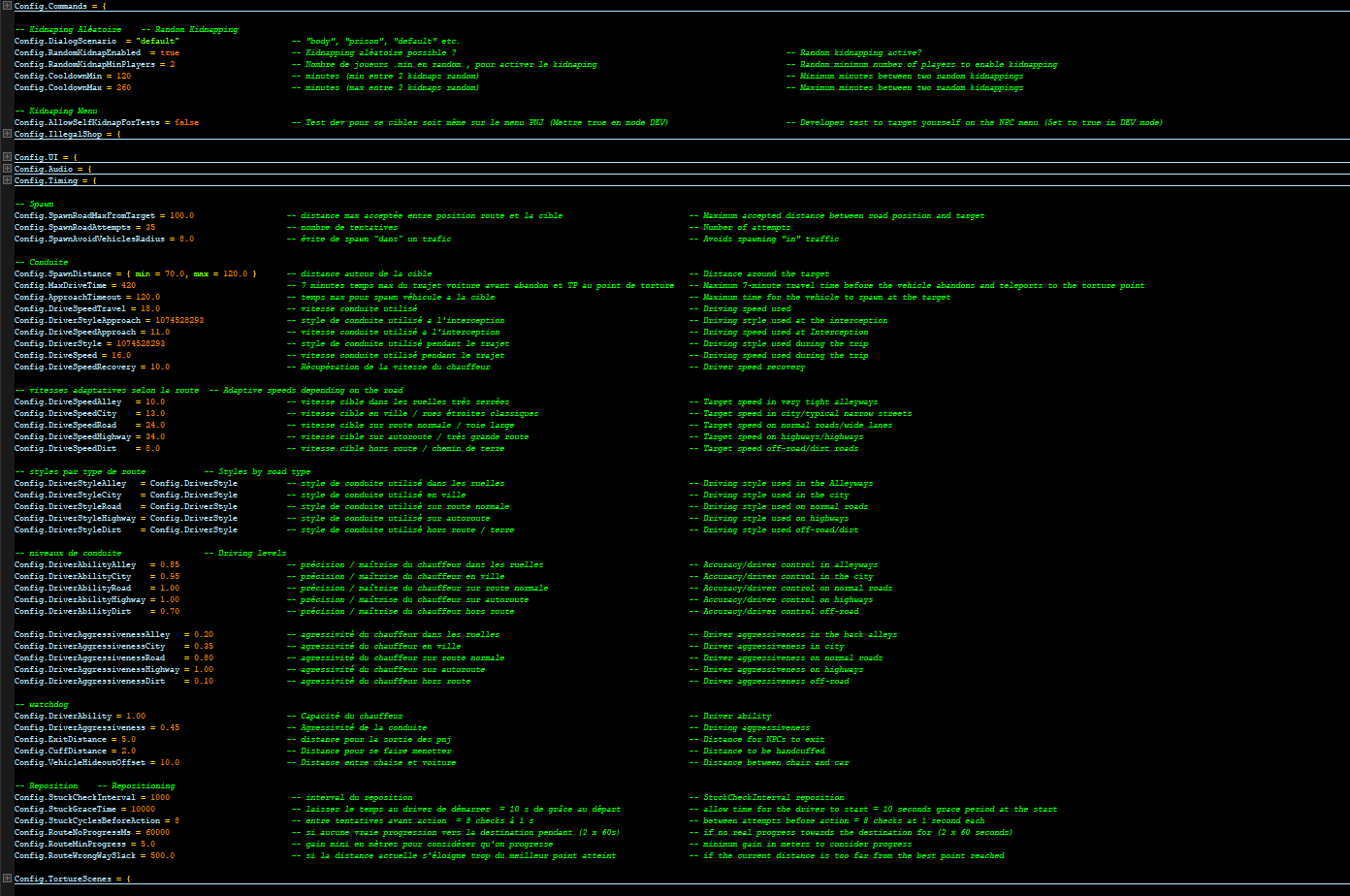 code config