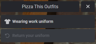 Outfit Menu
