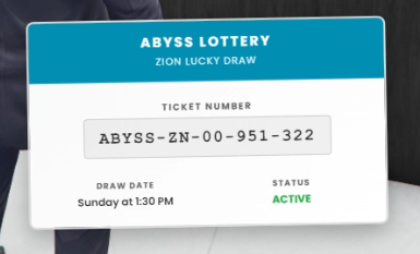 Active Ticket - Before Draw