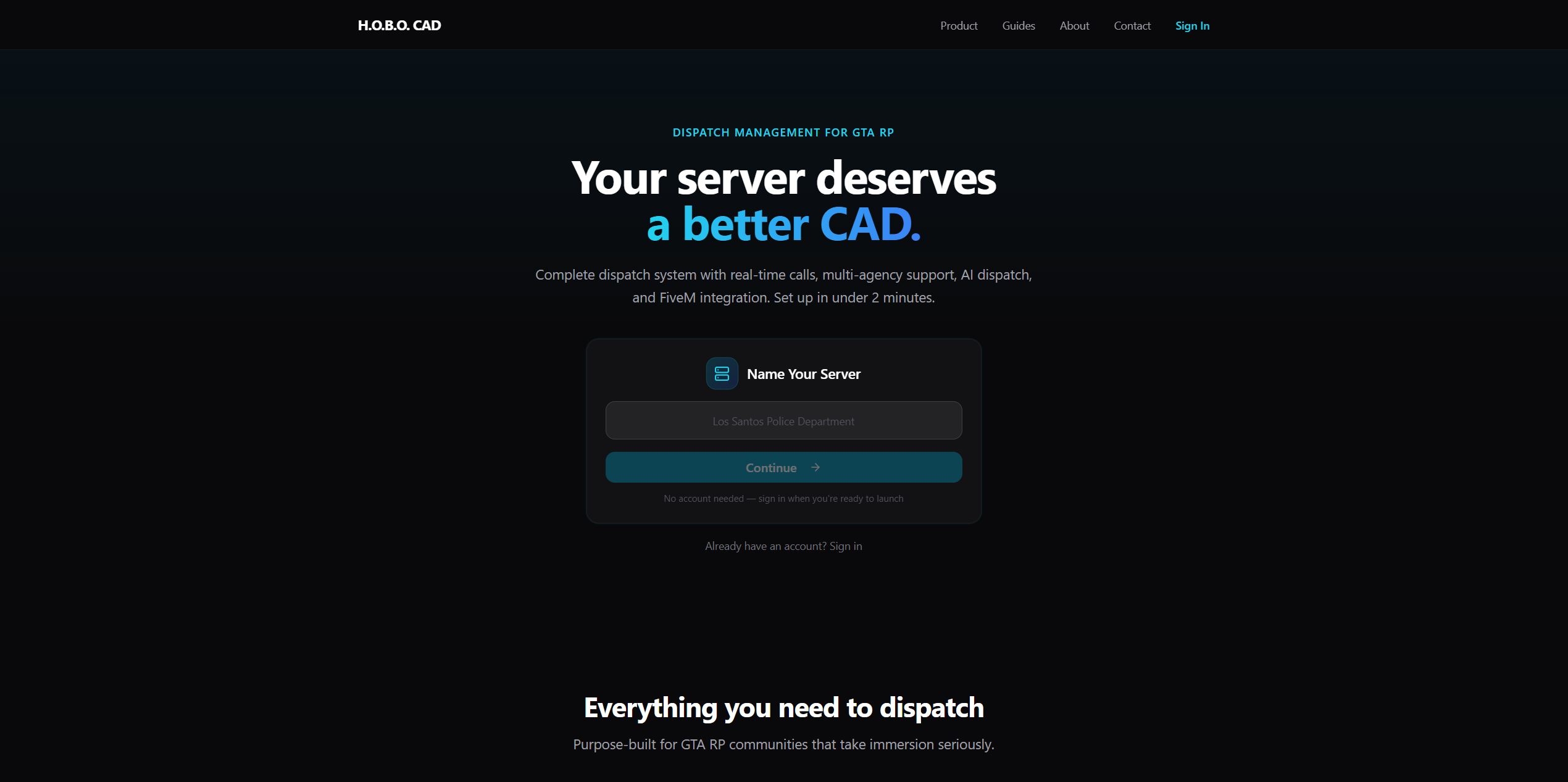 [BETA] H.O.B.O. CAD v0.5.0 | Next-Gen CAD for FiveM (Looking for Test ...